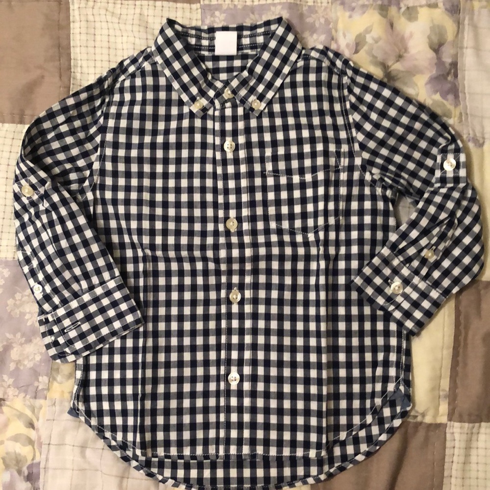 Gingham Convertible Shirt